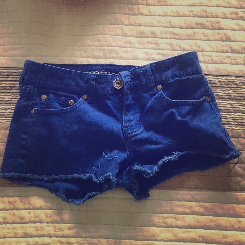 Blue shorts